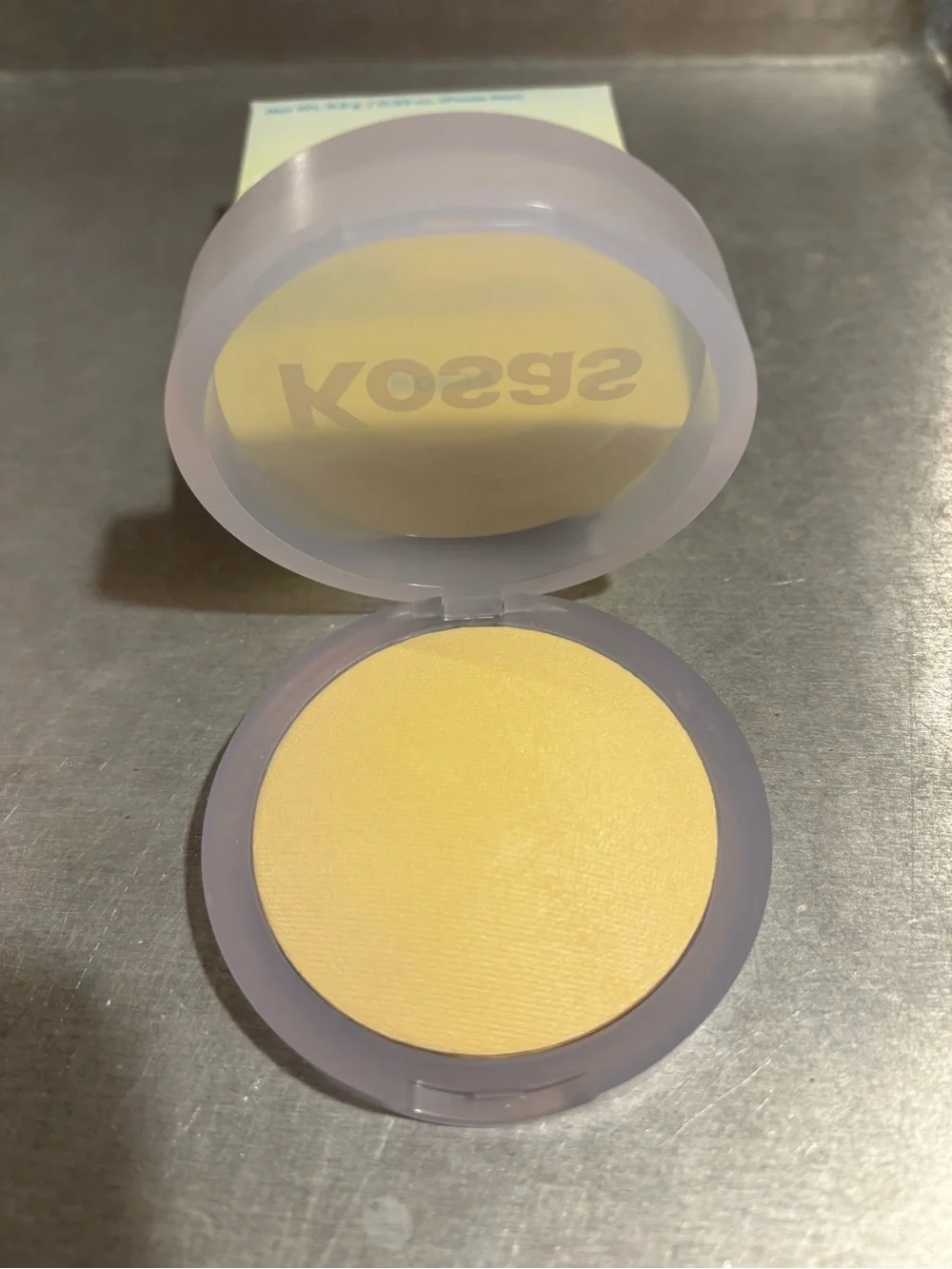 Kosas Cloud Set Baked Setting & Smoothing Powder - Buttery Yellow Box